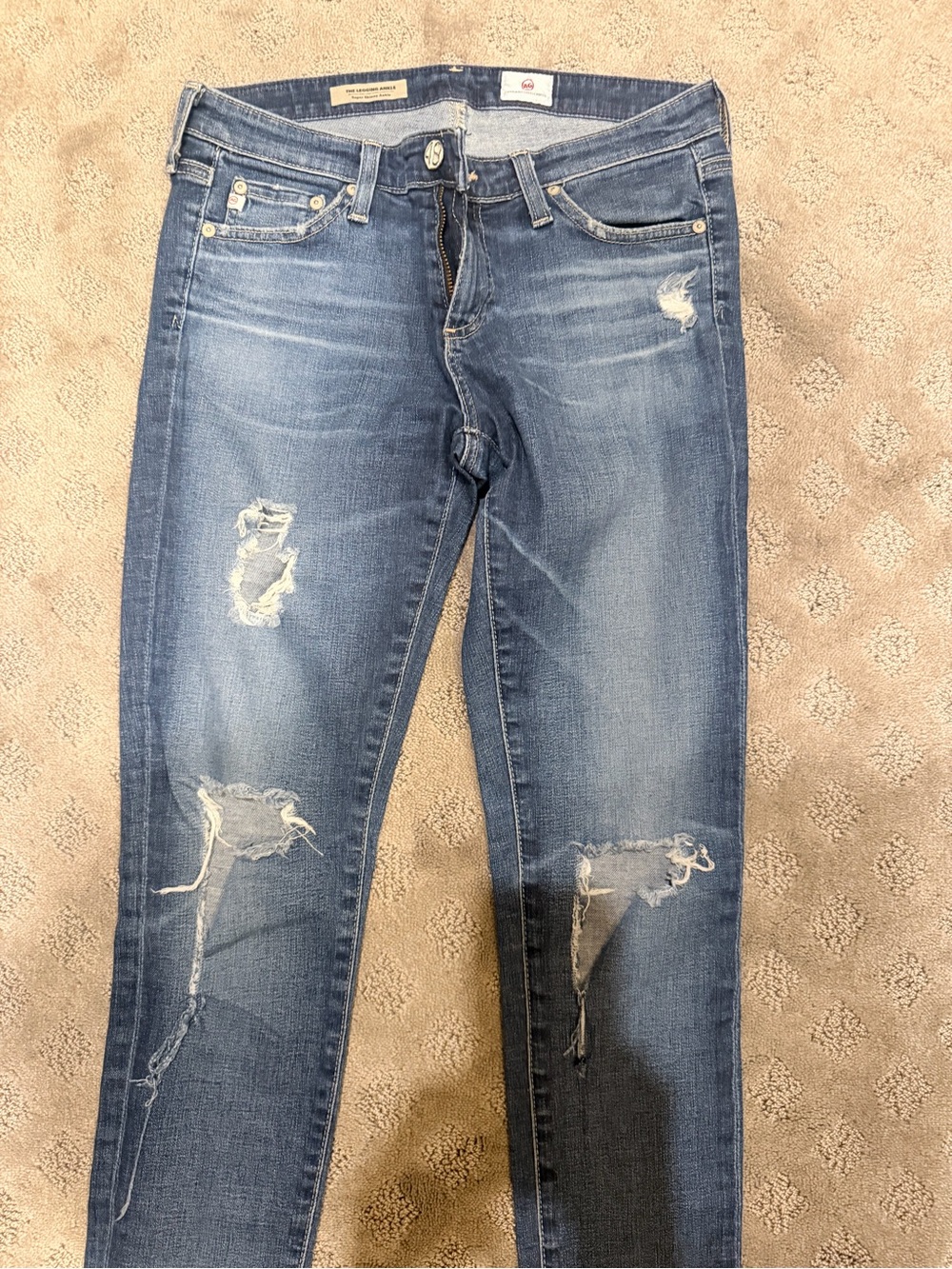 AG Women's Skinny Jeans - Blue